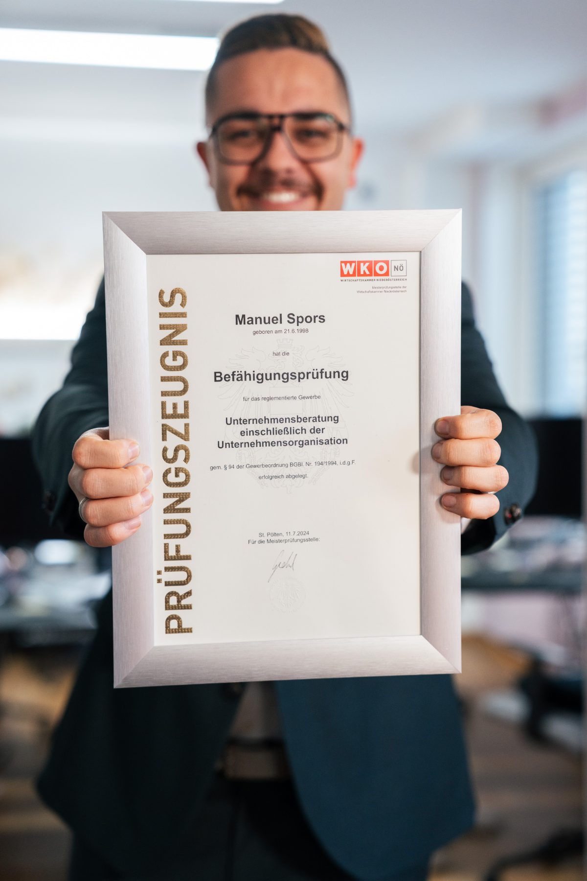 Staatlich geprüfte Unternehmensberatung