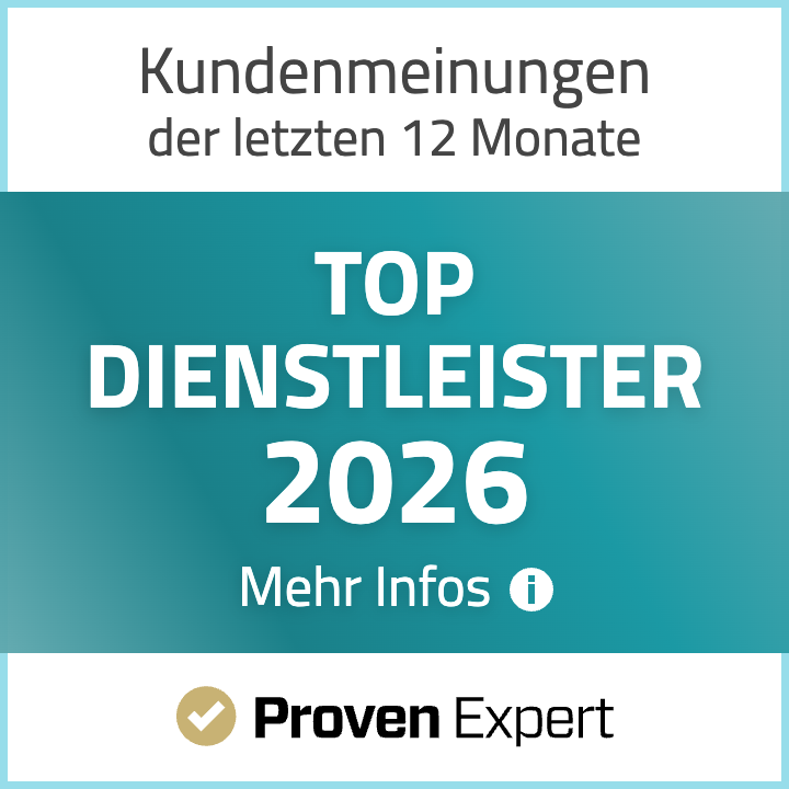 ProvenExpert: Top Empfehlung & Top Dienstleister